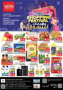 Oman Shopping Festival | Nesto Al Batinah flyer cover