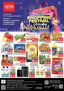 Oman Shopping Festival | Nesto Oman Offers flyer cover