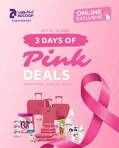 3 Days of Pink Deals | ADCOOP Supermarket Online flyer cover