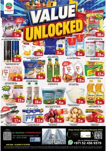 Value Unlocked Deals | Al Madina Fujairah flyer cover