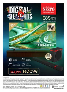 Digital Delights | Nesto UAE Offers flyer cover