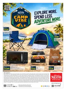 Camp Vibe Deals | Nesto UAE Offers flyer cover