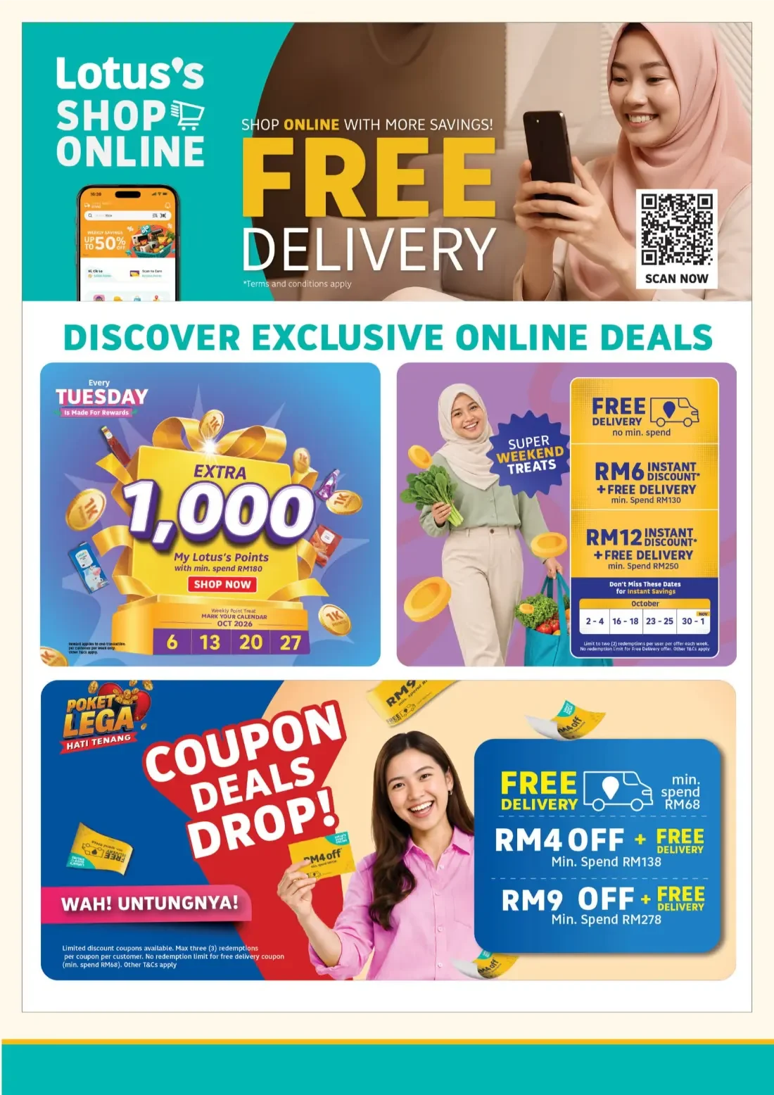 Poket Lega Hati Tenang | Lotus's Malaysia Promotions page 13