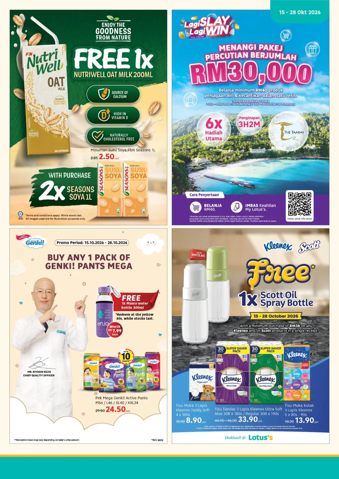 Poket Lega Hati Tenang | Lotus's Malaysia Promotions page 15