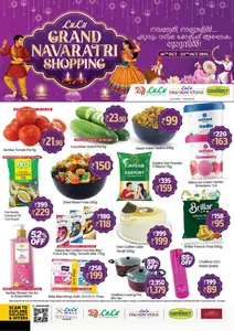 Grand Navaratri Shopping | LuLu Offers Kozhikode flyer cover