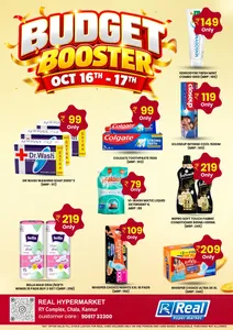 Budget booster flyer cover