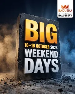 Big Weekend Days | Badusha Hyper Market Offers flyer cover