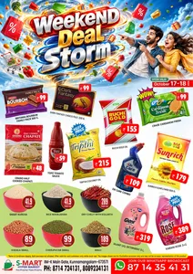 Weekend offer flyer cover