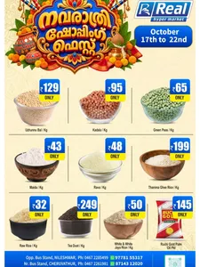 Navratri Shopping Fest | Real Hyper Market flyer cover