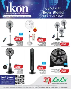 LuLu KSA Ikon Appliances & Refrigerator Offers flyer cover