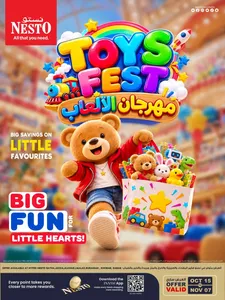 Toys Fest Deals & Offers at Nesto KSA flyer cover