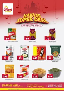Navami Super Deal | Grand Hyper Payyanur flyer cover