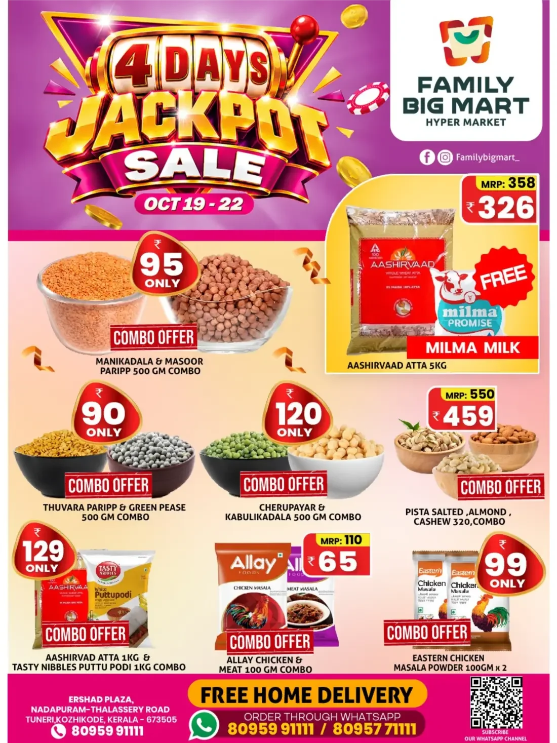 4 Days Jackpot Sale | Family Big Mart Kozhikode page 1