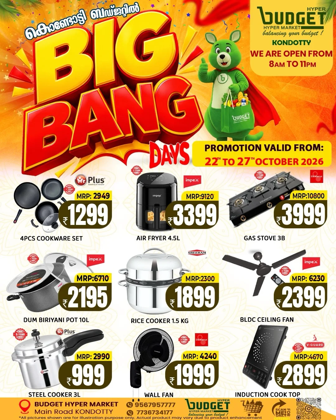 Budget Hyper Market Kondotty Offers – Big Bang Days | 27 Oct 2026 page 10