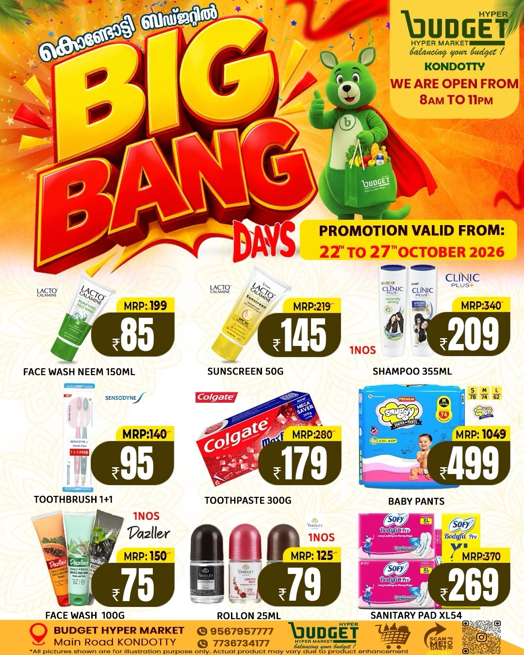 Budget Hyper Market Kondotty Offers – Big Bang Days | 27 Oct 2026 page 6
