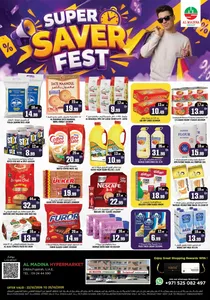 Al Madina Dibba Offers – Super Saver Fest | 25 Oct 2026 flyer cover