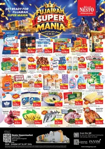 Nesto Fujairah Mall Offers – Fujairah Super Mania | 25 Oct 2026 flyer cover