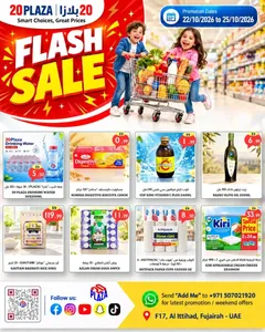 20 Plaza Fujairah Offers – Flash Sale | 25 Oct 2026 flyer cover