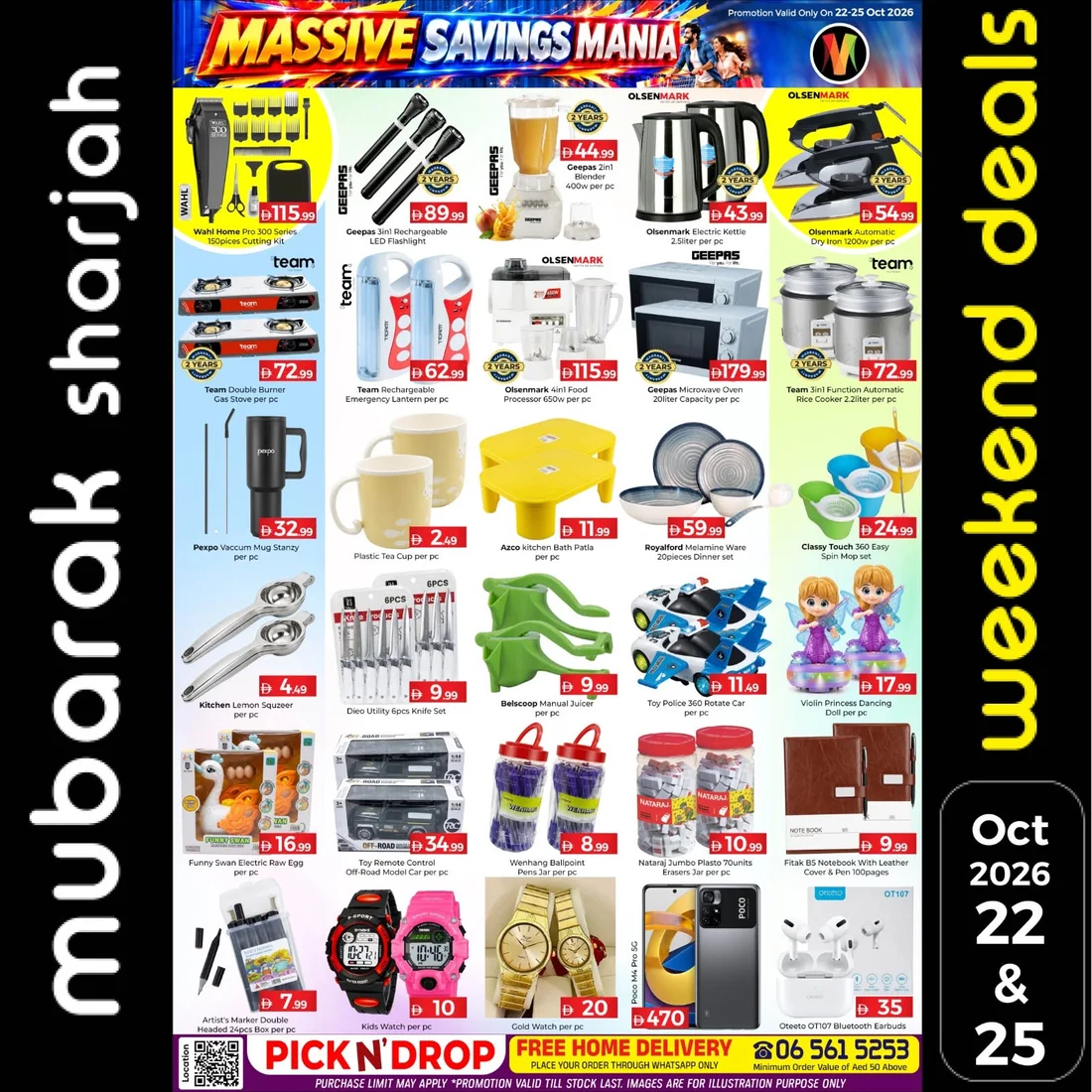 Al Mubarak Hypermarket Sharjah Offers – Massive Savings Mania | 25 Oct 2026 page 8