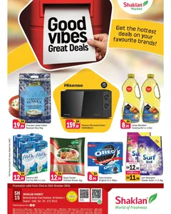 Shaklan Al Nahda 1 Dubai Offers – Good Vibes Great Deals | 25 Oct 2026 flyer cover