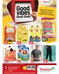 Shaklan Al Quoz Dubai Offers – Good Vibes Great Deals | 25 Oct 2026 flyer cover