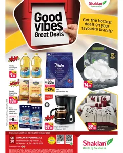 Shaklan Al Warsan Dubai Offers – Good Vibes Great Deals | 25 Oct 2026 flyer cover