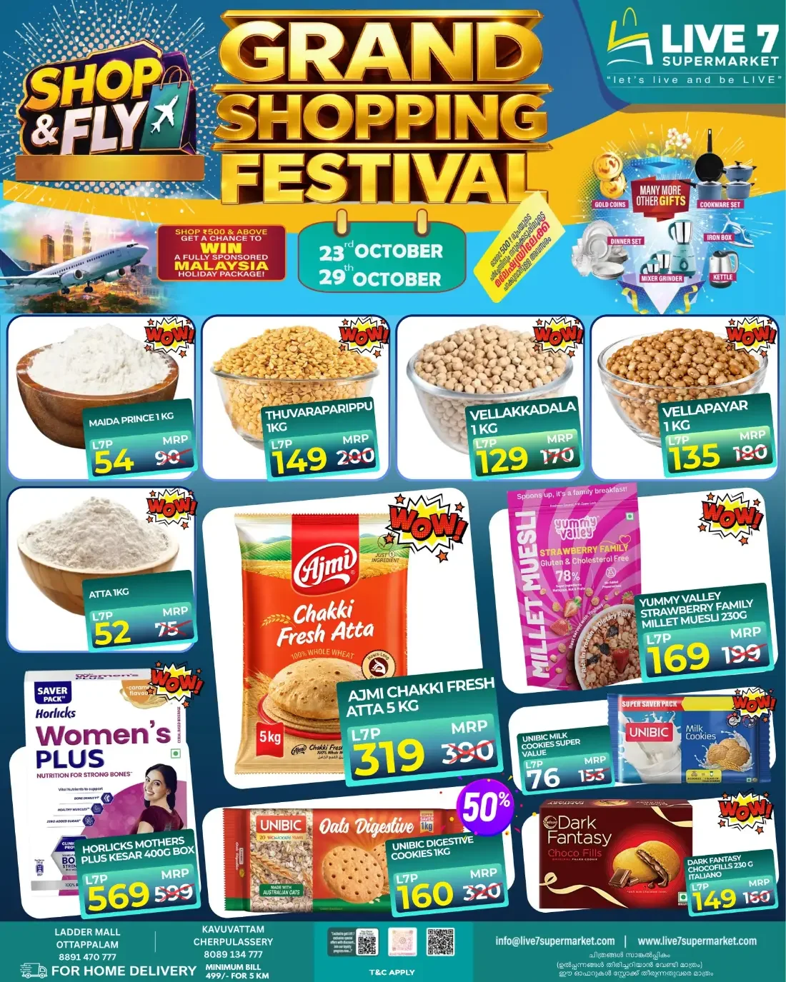 Live 7 Supermarket Ottappalam & Cherpulassery Offers | 29 Oct 2026 page 2