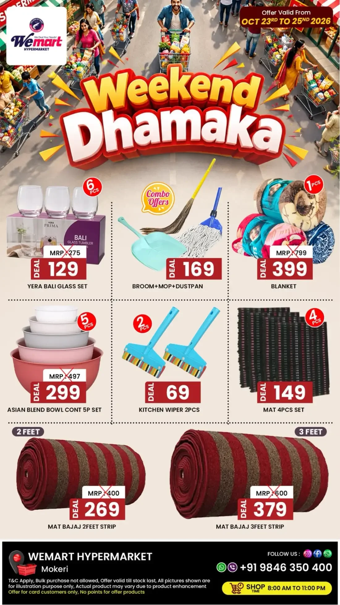 Wemart Hypermarket Mokeri Offers – Weekend Dhamaka | 25 Oct 2026 page 4
