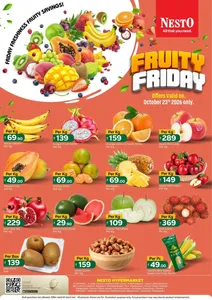 Fruity Friday flyer cover