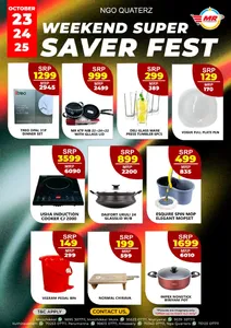 Weekend offer flyer cover