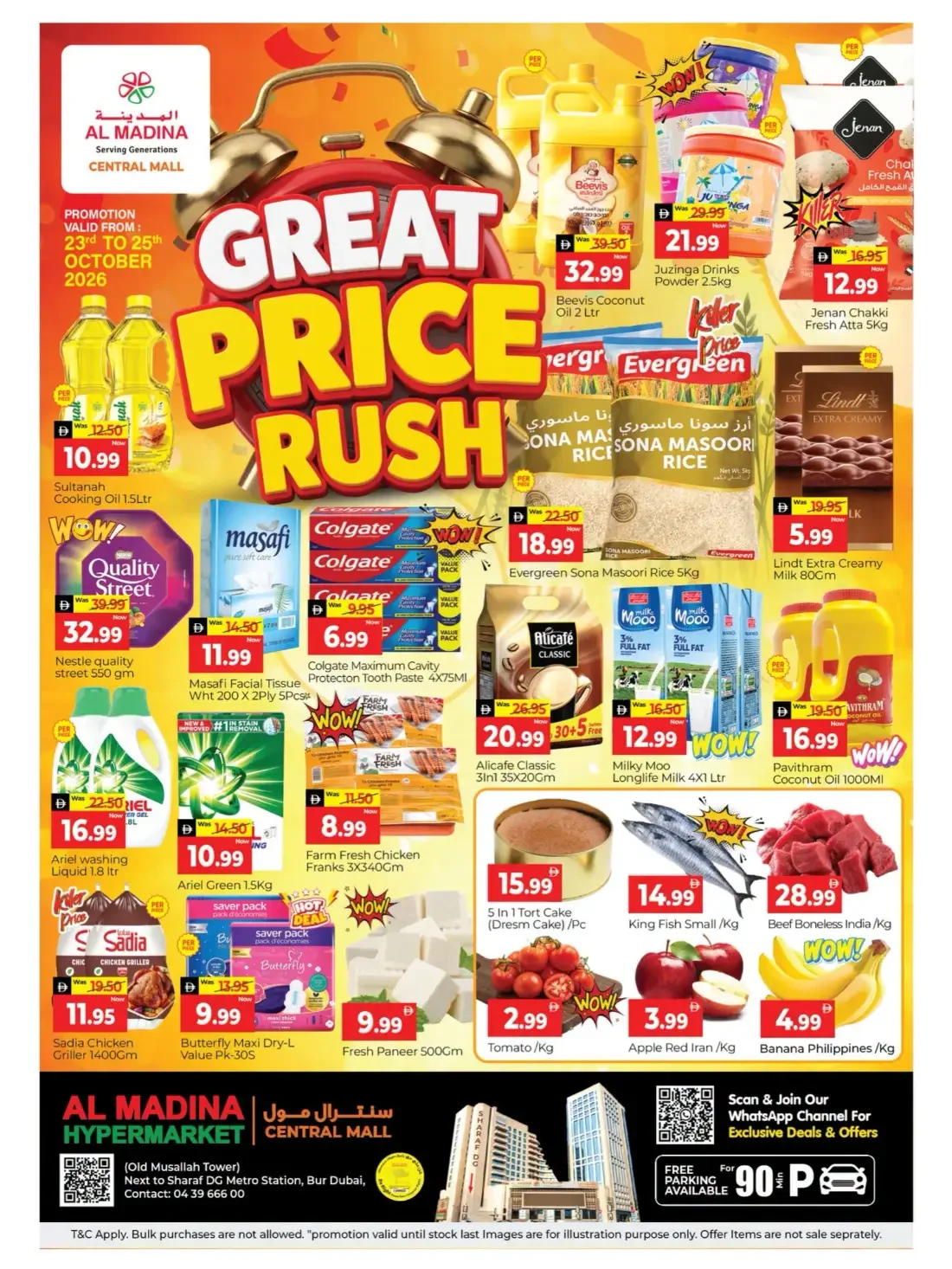 Al Madina Central Mall Dubai Offers – Great Price Rush | 25 Oct 2026 page 1