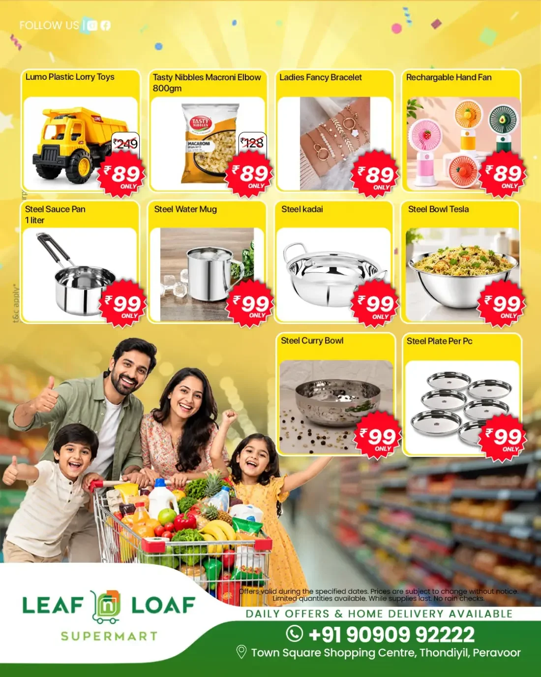 Leaf & Loaf Supermart Offers – 9 to 99 Offer | 25 Oct 2026 page 2