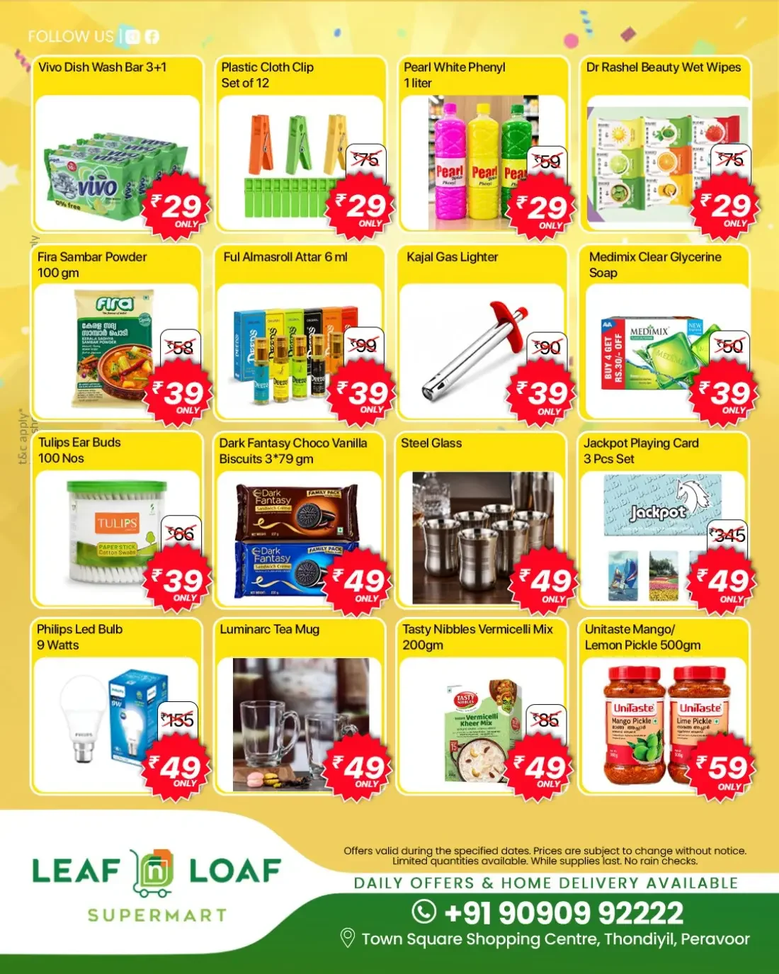 Leaf & Loaf Supermart Offers – 9 to 99 Offer | 25 Oct 2026 page 4