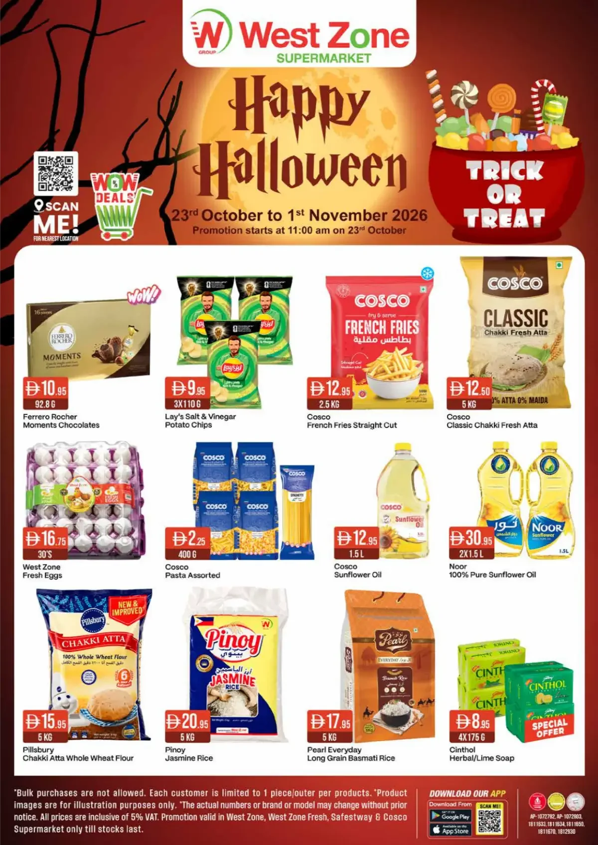 West Zone Supermarket Offers – Happy Halloween Promotion | 1 Nov 2026 page 1
