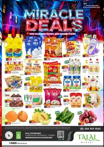 Talal Hypermarket Fujairah Offers – Miracle Deals | 25 Oct 2026 flyer cover