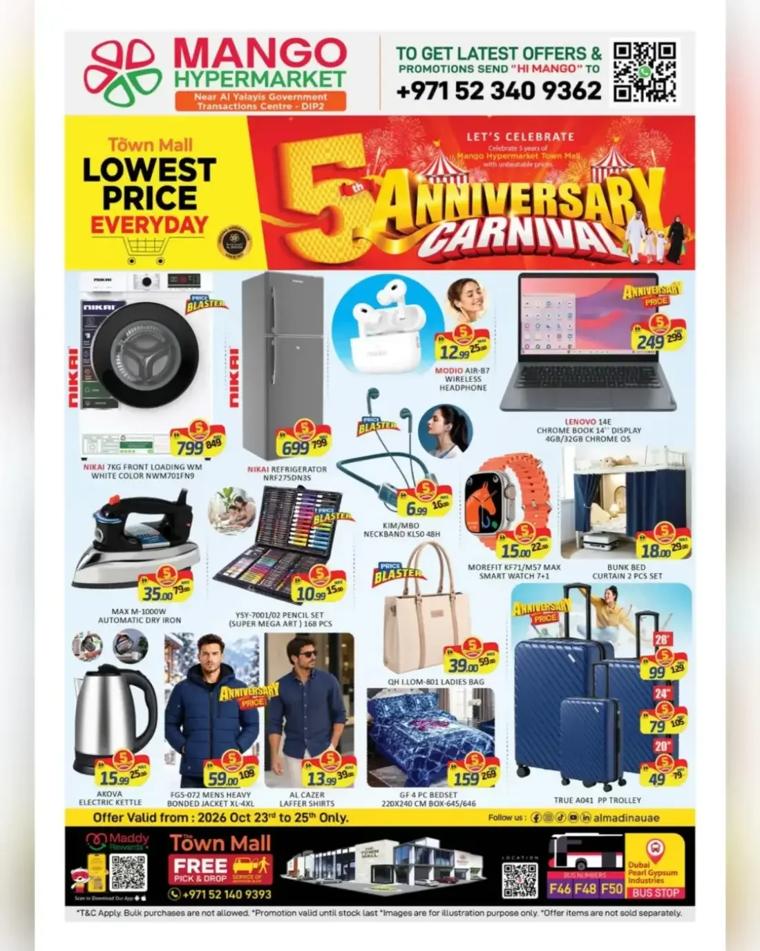 Mango Hypermarket Town Mall DIP2 Offers – 5th Anniversary | 25 Oct 2026 page 16