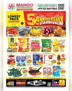 Mango Hypermarket Town Mall DIP2 Offers – 5th Anniversary | 25 Oct 2026 flyer cover