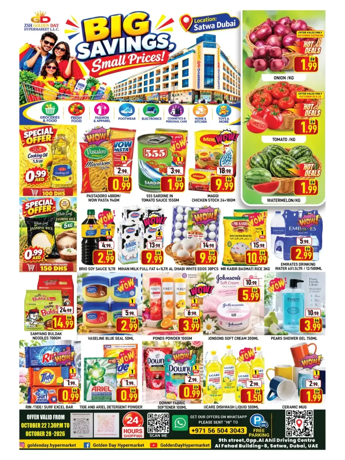 ZSH Golden Day Hypermarket Satwa Dubai Offers – Big Savings | 28 Oct 2026 page 1