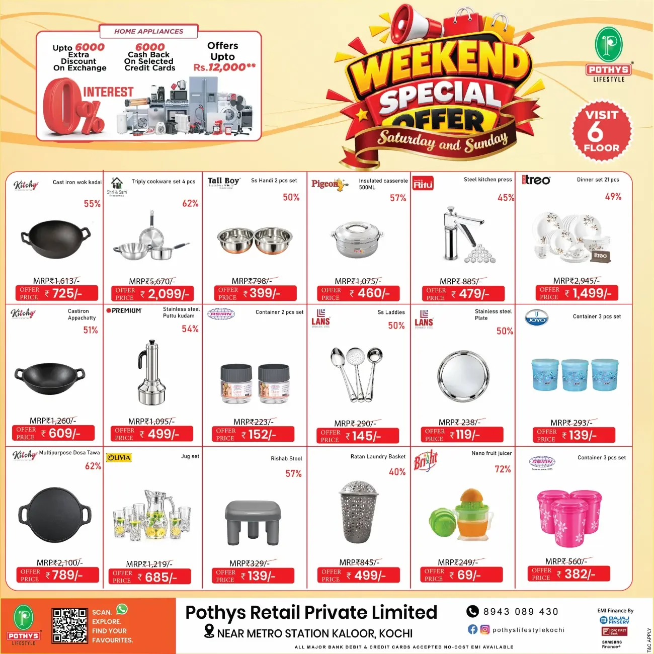 Pothys Lifestyle Kochi Offers – Weekend Special | 26 Oct 2026 page 7