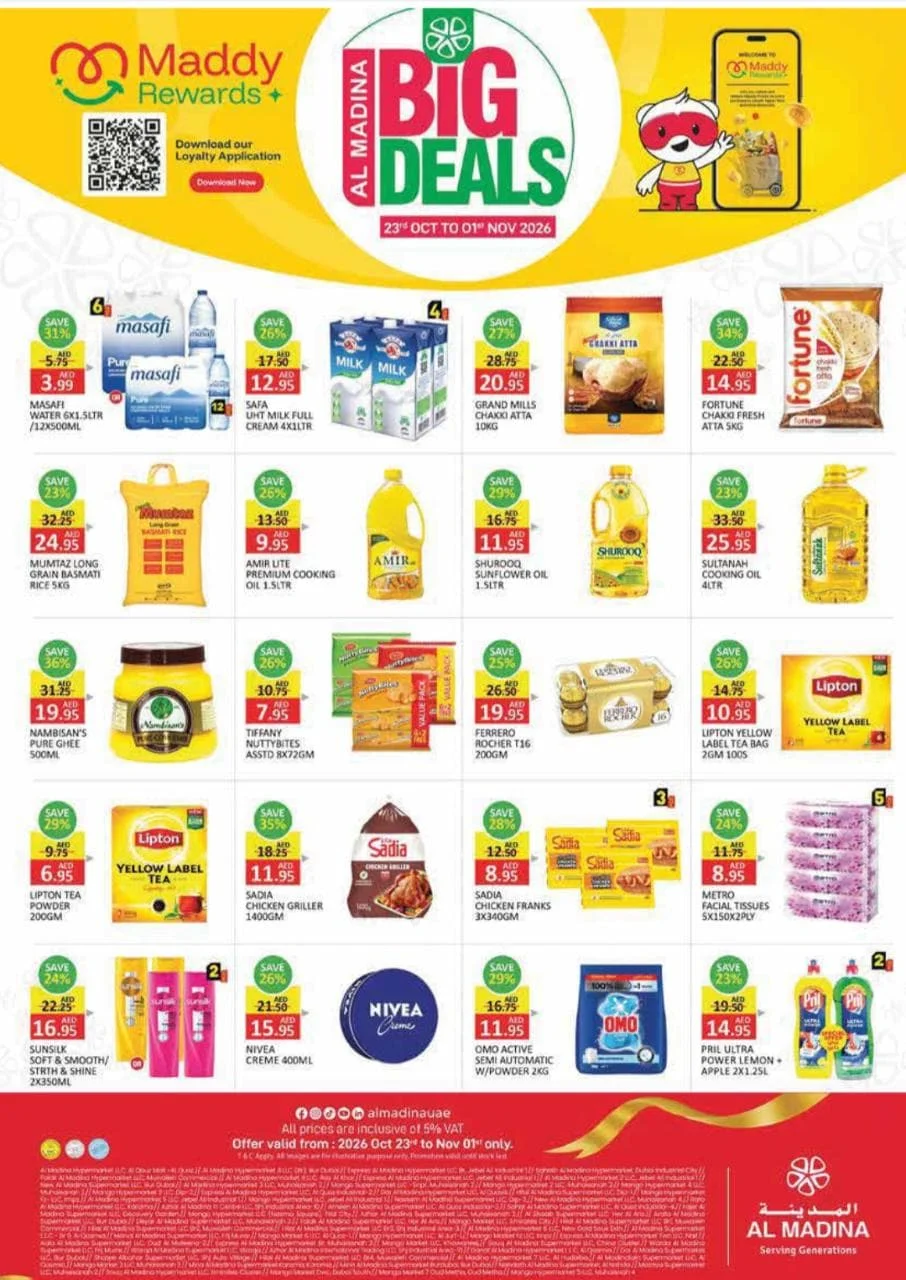 Al Madina UAE Offers – Big Deals | 01 Nov 2026 page 1