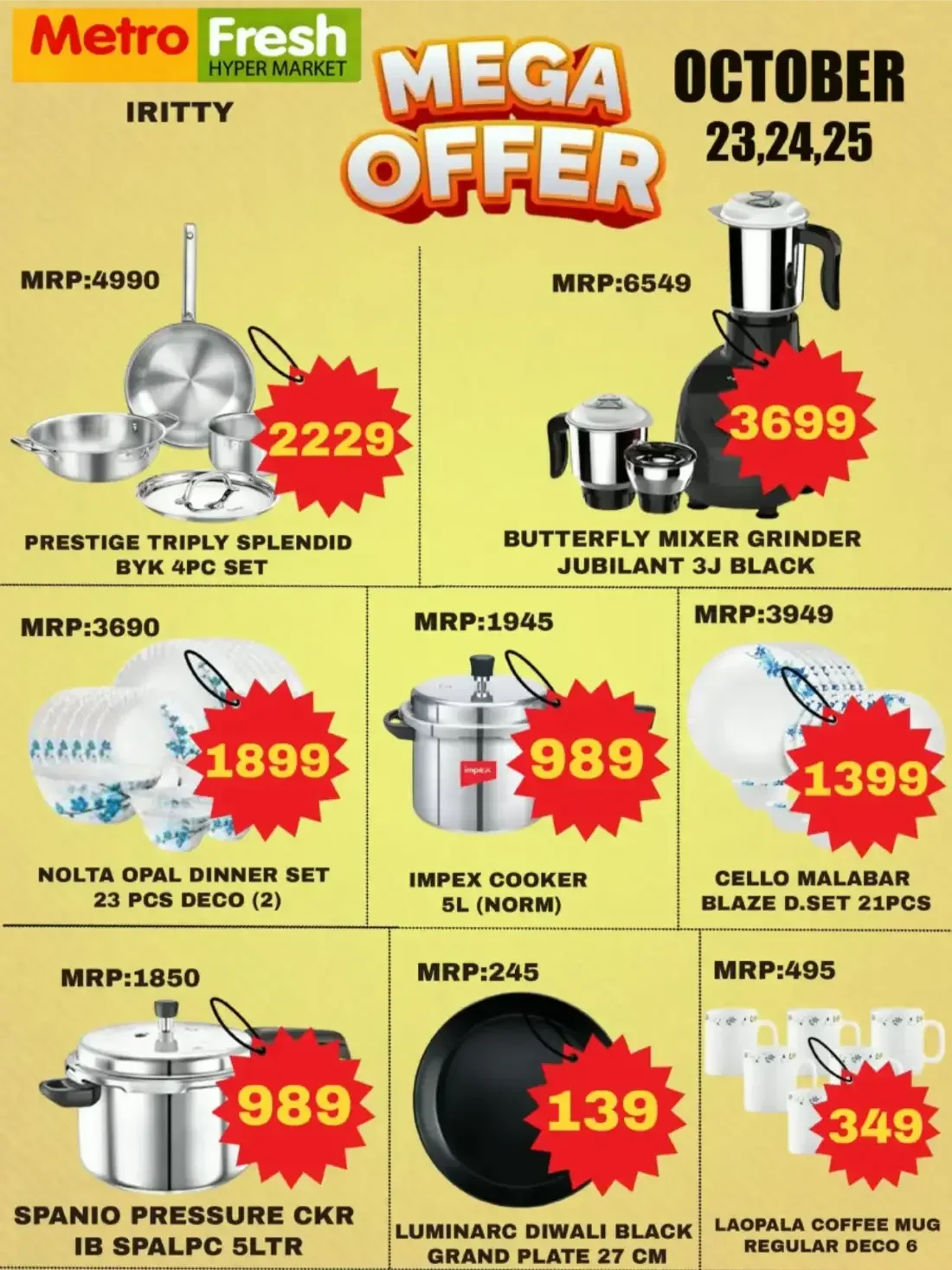 Metro Fresh Hypermarket Iritty Offers – Special Offer | 25 Oct 2026 page 2