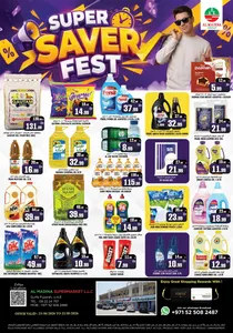 Al Madina Gurfa Fujairah Offers – Super Saver Fest | 25 Oct 2026 flyer cover