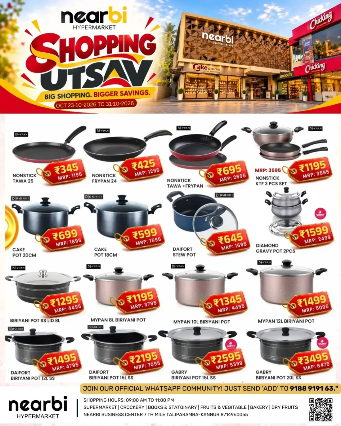 Nearbi Hypermarket Taliparamba Offers – Shopping Utsav | 31 Oct 2026 page 10