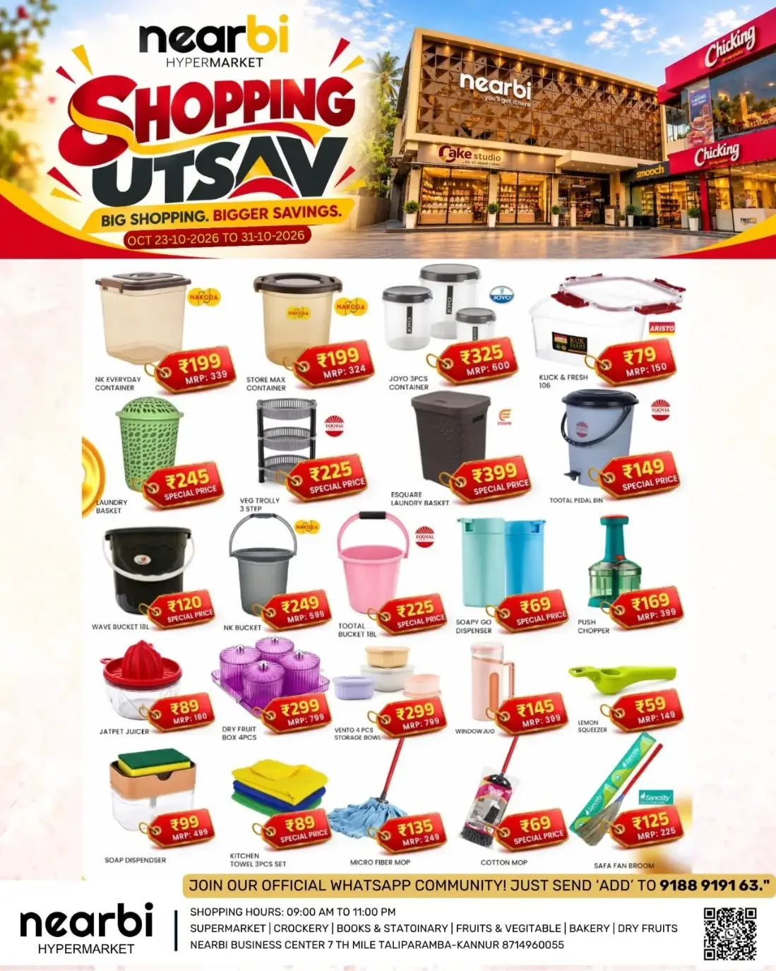 Nearbi Hypermarket Taliparamba Offers – Shopping Utsav | 31 Oct 2026 page 12