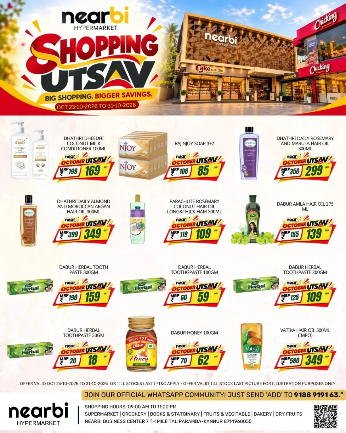 Nearbi Hypermarket Taliparamba Offers – Shopping Utsav | 31 Oct 2026 page 6