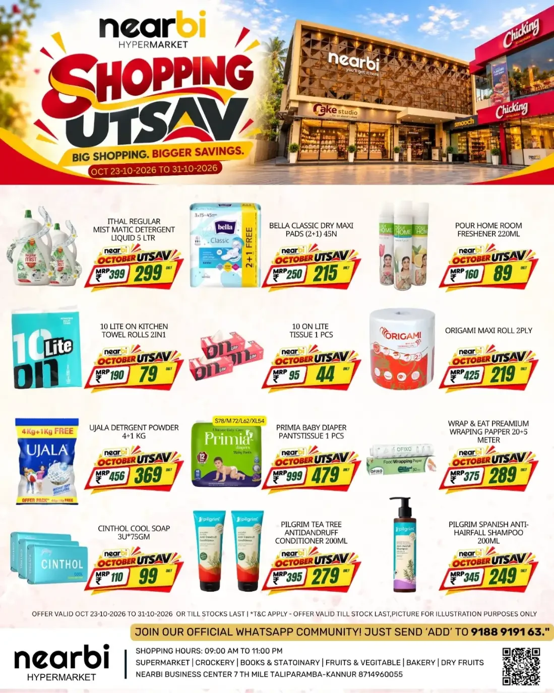 Nearbi Hypermarket Taliparamba Offers – Shopping Utsav | 31 Oct 2026 page 7