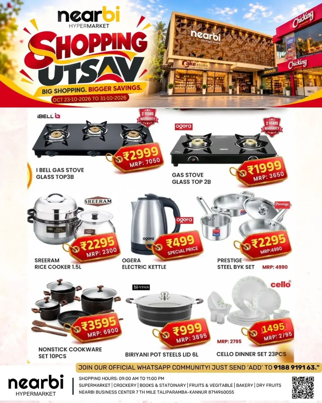 Nearbi Hypermarket Taliparamba Offers – Shopping Utsav | 31 Oct 2026 page 8