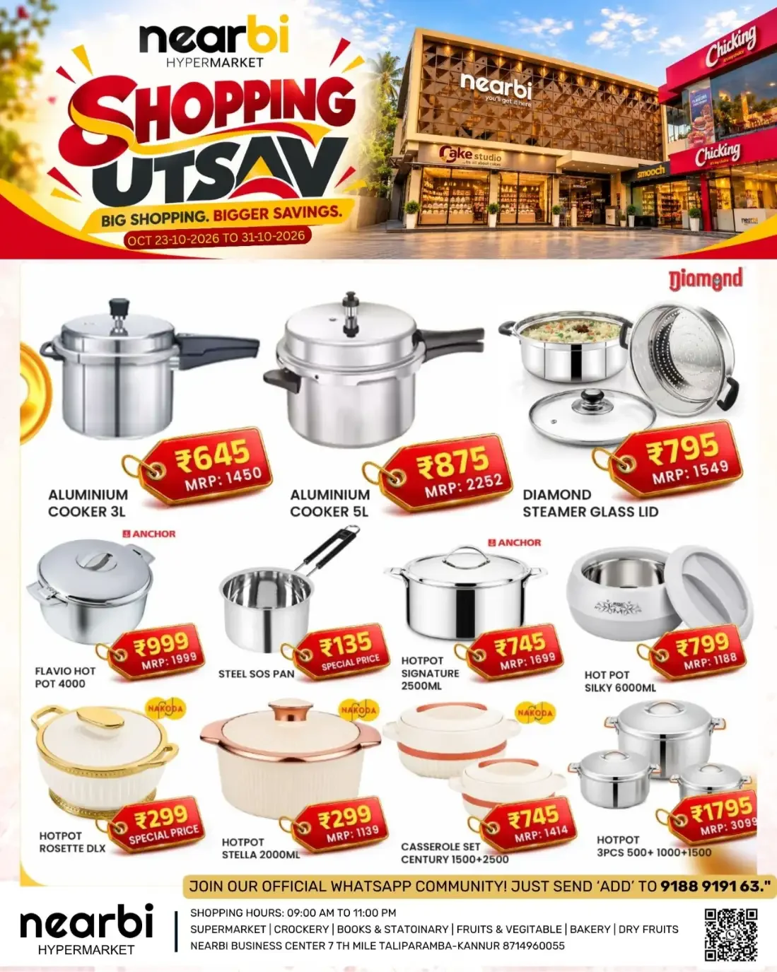 Nearbi Hypermarket Taliparamba Offers – Shopping Utsav | 31 Oct 2026 page 9