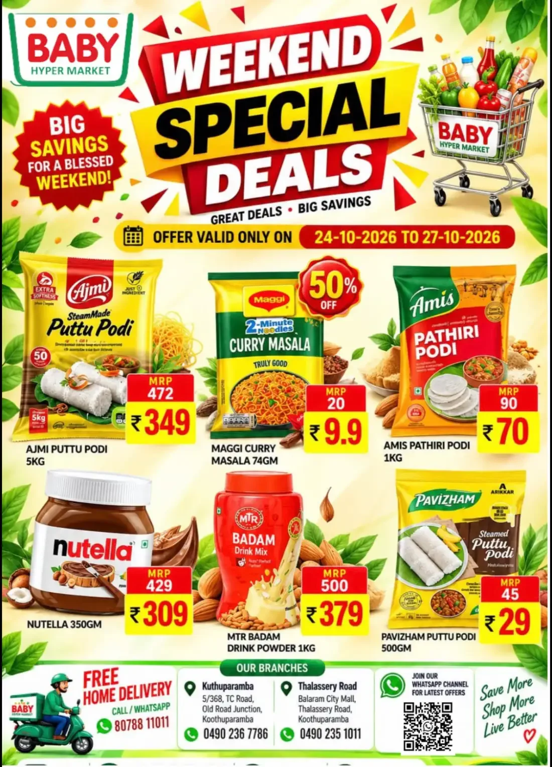 Baby Hyper Market Kuthuparamba Offers – Weekend Special Deals | 27 Oct 2026 page 1