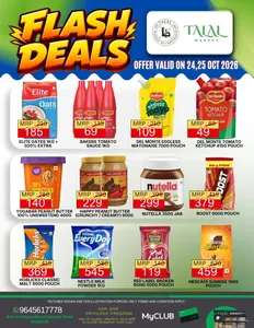Talal Market Panoor Offers – Flash Deals | 25 Oct 2026 flyer cover